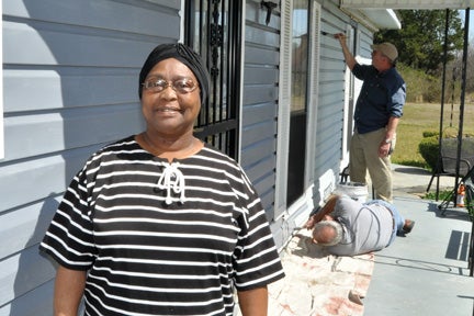Fannie Rush said she is grateful for the work done on her home in the Black Belt Community as part of Operation Inasmuch.